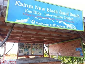 Kaimu New Black Sand Beach